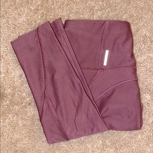 High waist mauve leggings size xs